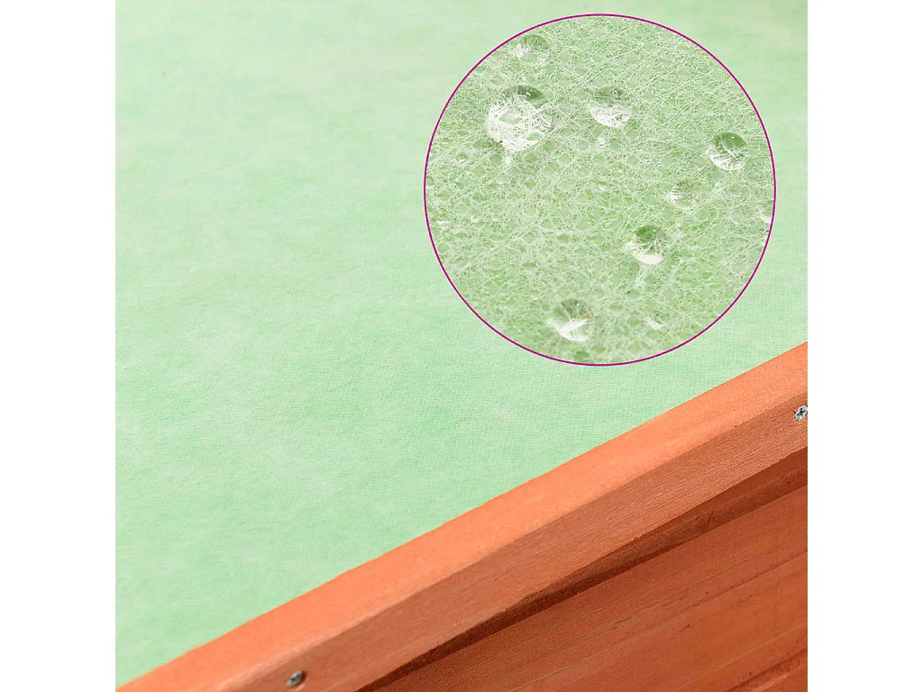 Garden Furniture -  Clapier large d'extérieur avec maison double