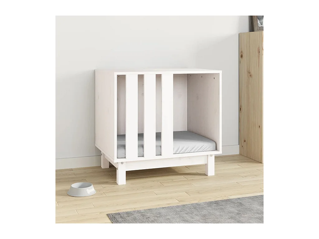 Rivoli  Niche pour cen Blanc 60x45x57 cm Bois de pin massif