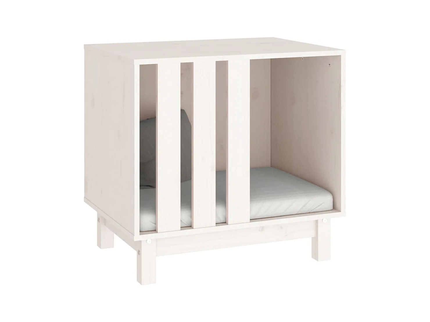 Rivoli  Niche pour cen Blanc 60x45x57 cm Bois de pin massif