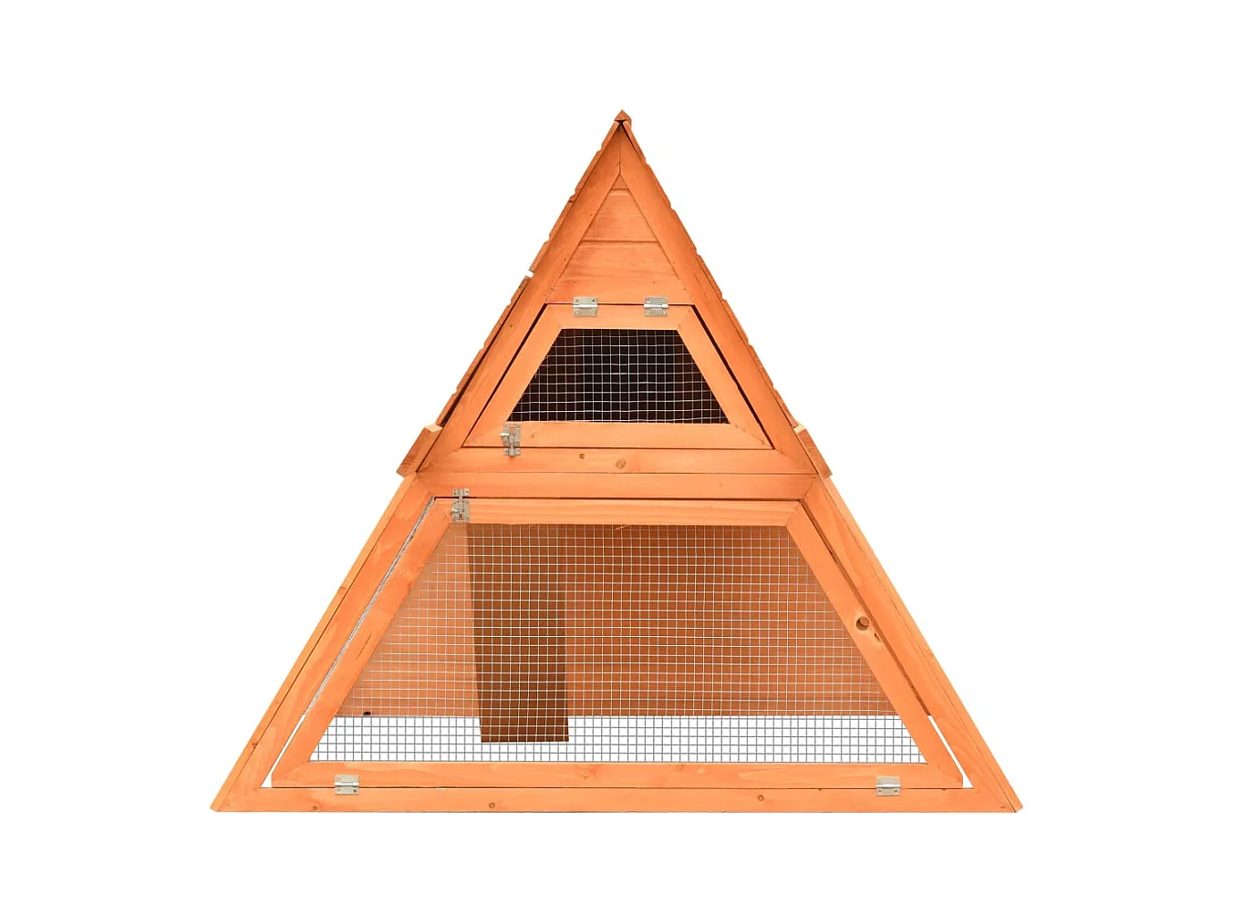 Garden Furniture -  Clapier Bois de pin et de sapin massif 152x128x108 cm