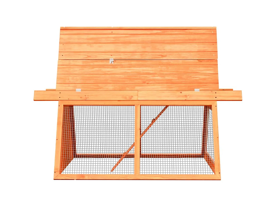 Garden Furniture -  Clapier Bois de pin et de sapin massif 152x128x108 cm