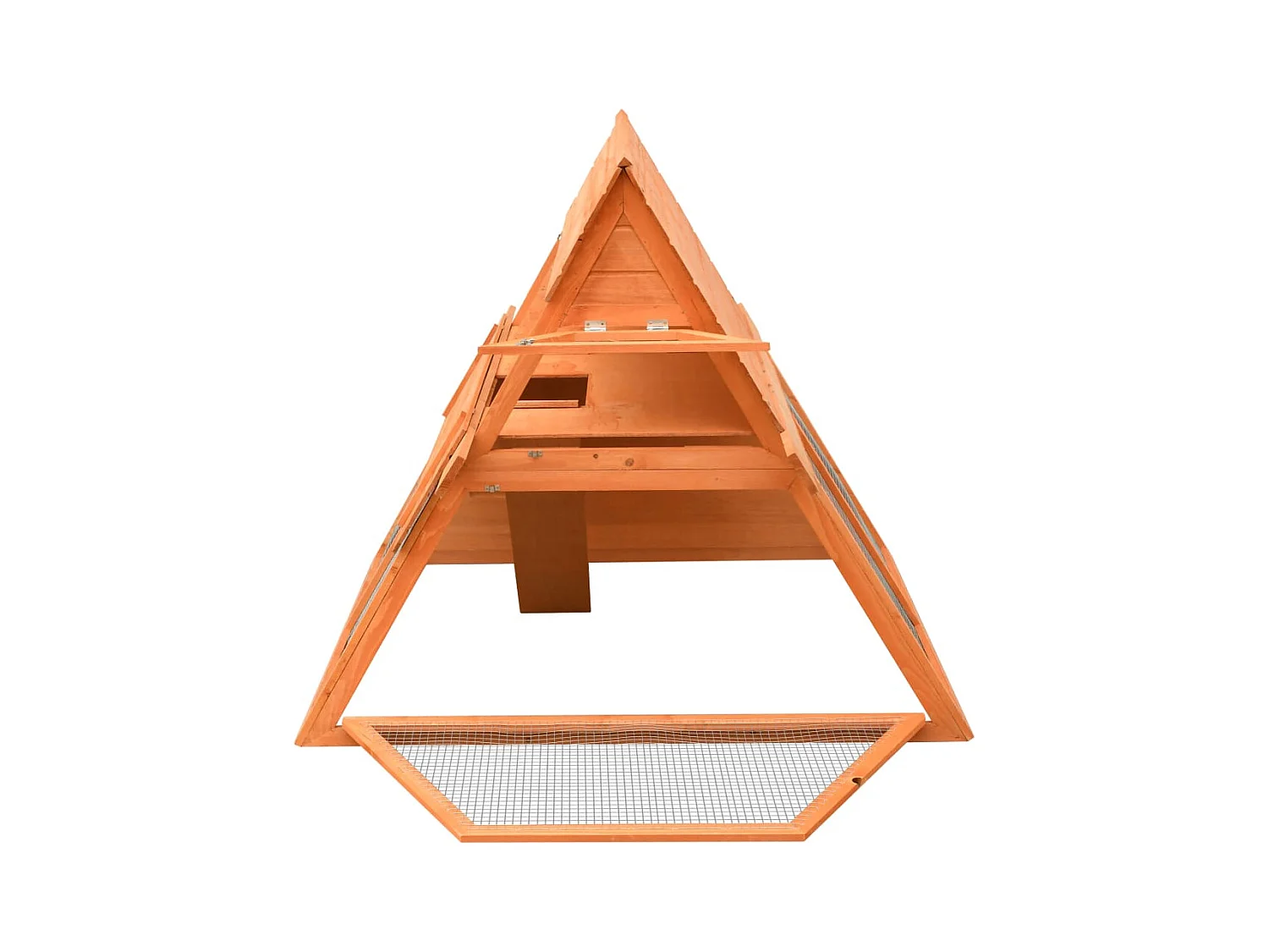 Garden Furniture -  Clapier Bois de pin et de sapin massif 152x128x108 cm