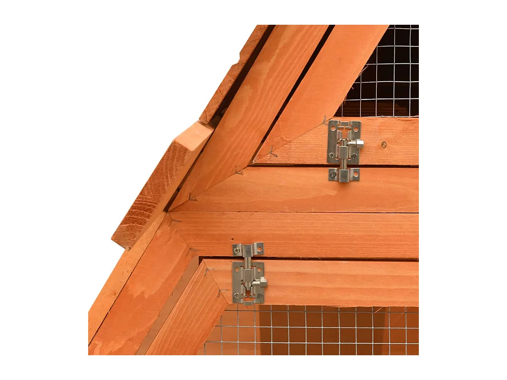 Garden Furniture -  Clapier Bois de pin et de sapin massif 152x128x108 cm