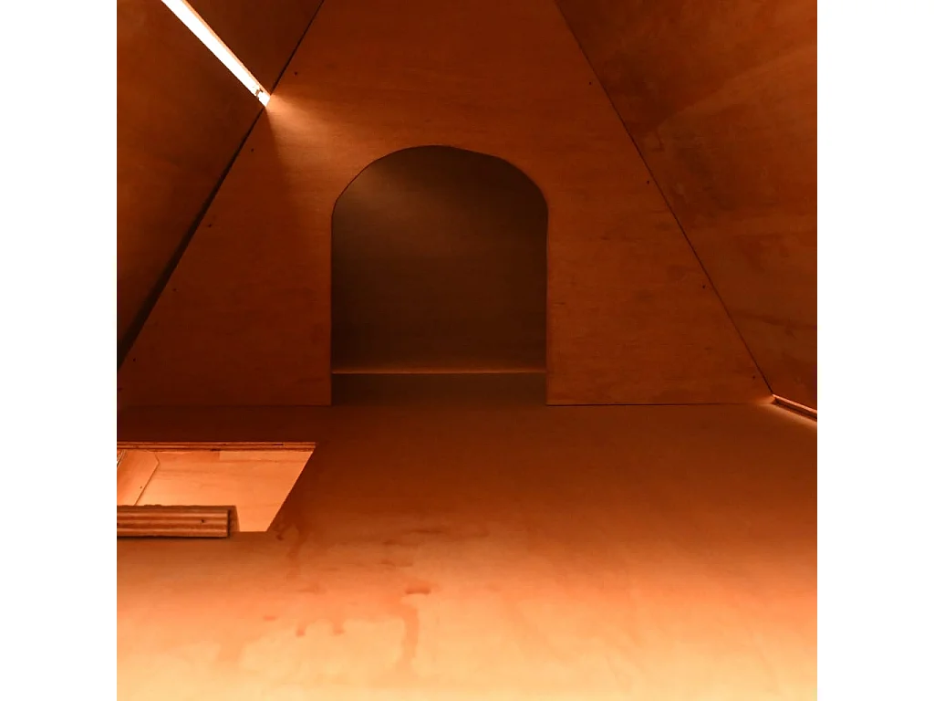 Garden Furniture -  Clapier Bois de pin et de sapin massif 152x128x108 cm