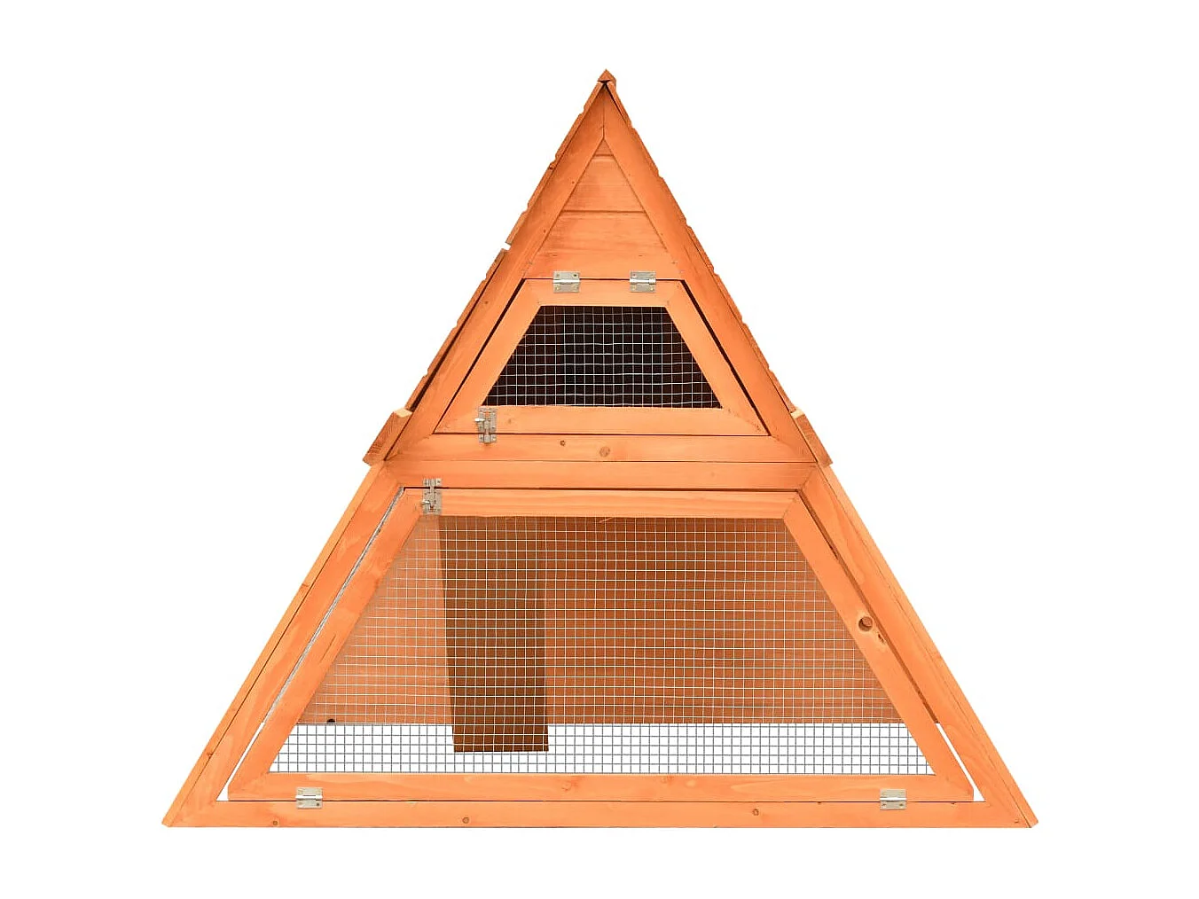 Garden Furniture -  Clapier Bois de pin et de sapin massif 152x128x108 cm