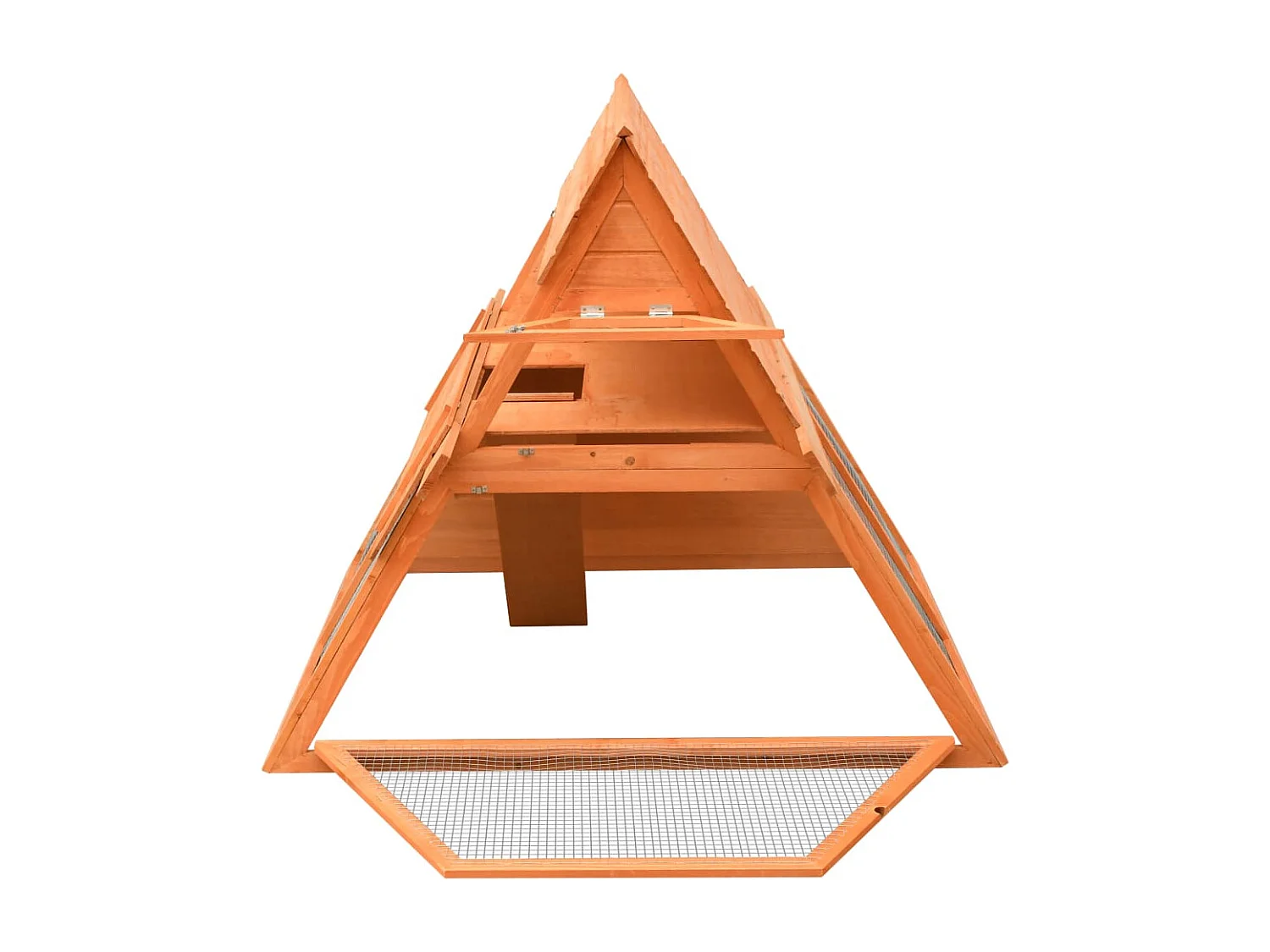 Garden Furniture -  Clapier Bois de pin et de sapin massif 152x128x108 cm