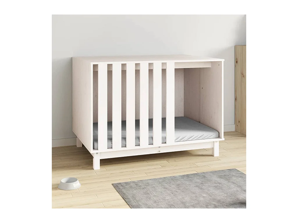 Rivoli  Niche pour cen Blanc 100x70x72 cm Bois de pin massif