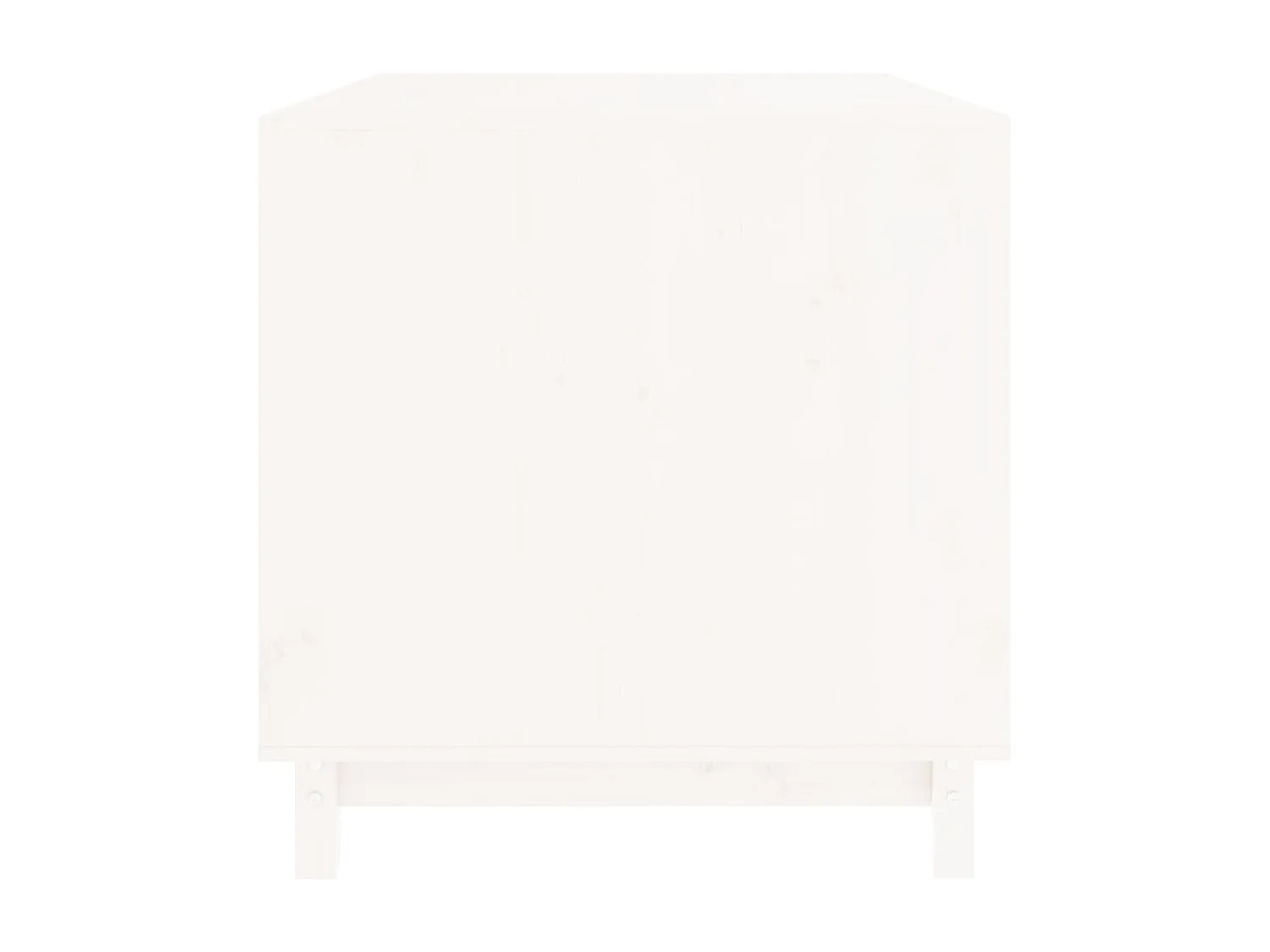 Rivoli  Niche pour cen Blanc 100x70x72 cm Bois de pin massif