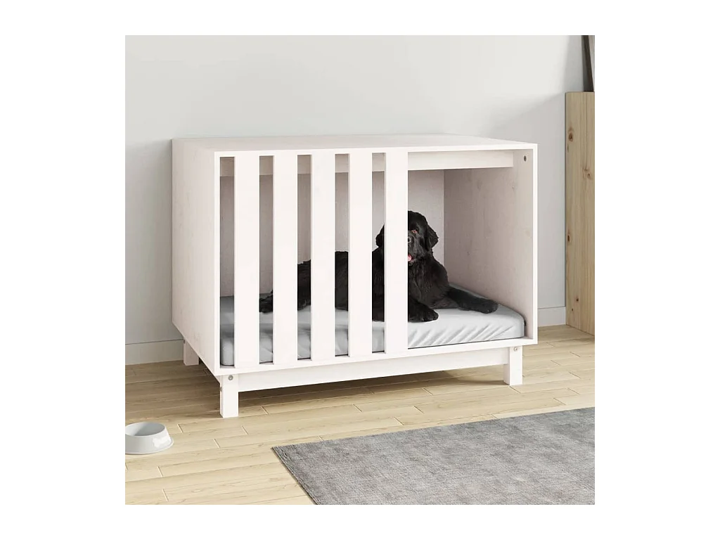 Rivoli  Niche pour cen Blanc 90x60x67 cm Bois de pin massif