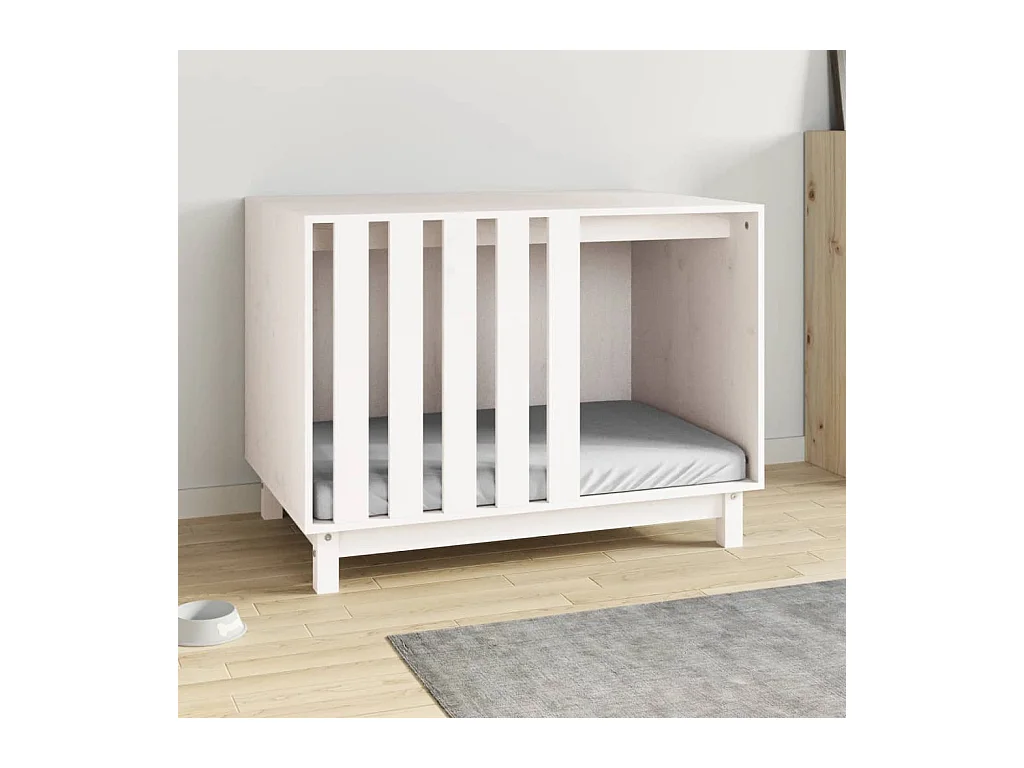 Rivoli  Niche pour cen Blanc 90x60x67 cm Bois de pin massif