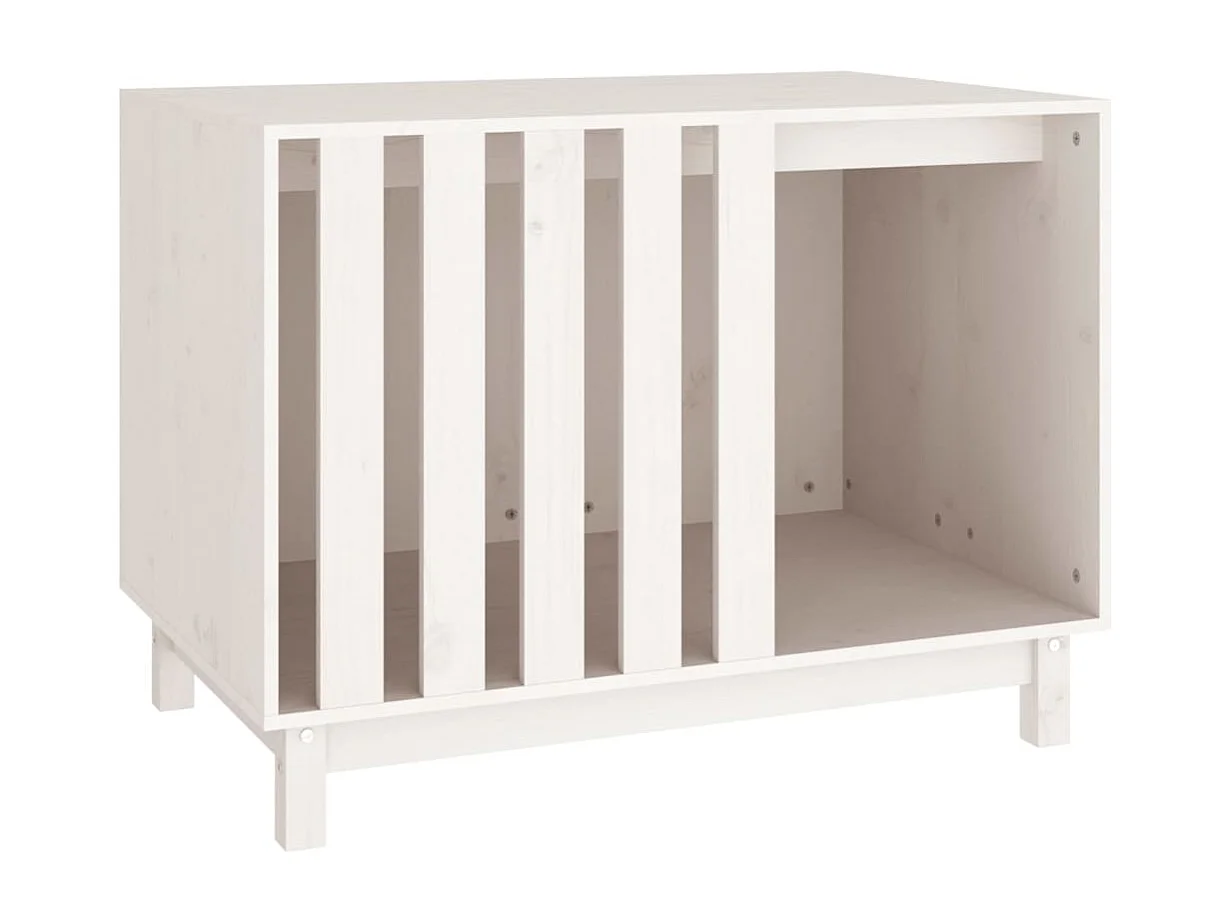 Rivoli  Caseta para perros madera maciza de pino blanco 90x60x67 cm