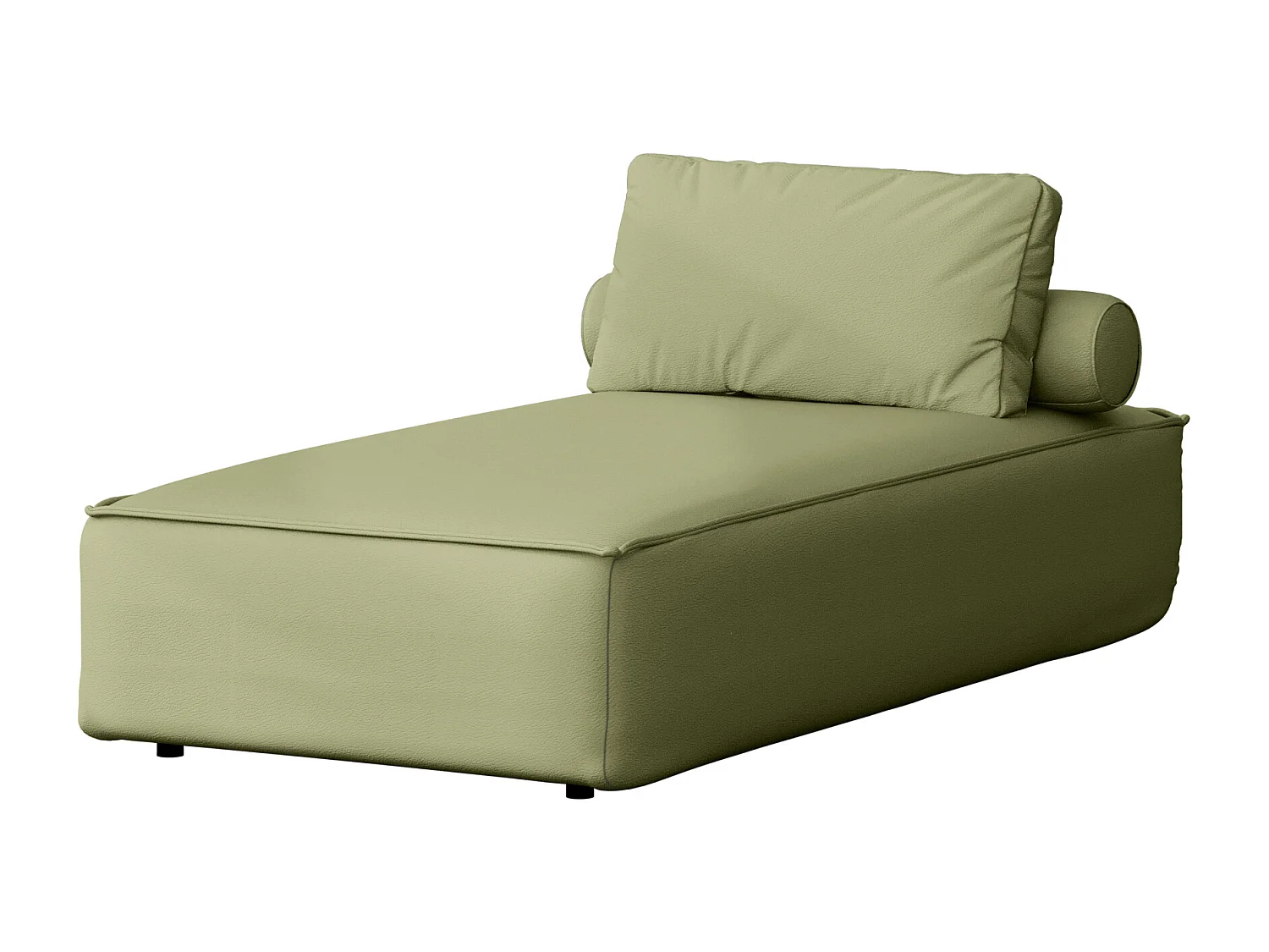 Salon de jardin chaise longue MALIBU, tissu ODYSSEY, vert clair