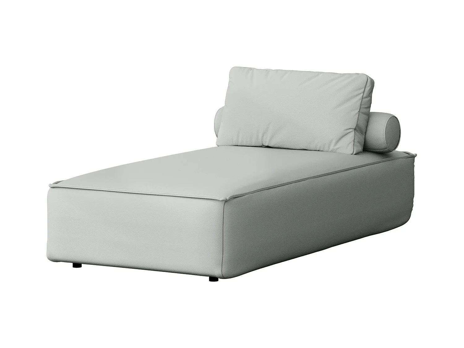 Tuinmeubel ligstoel MALIBU, stof ODYSSEY, lichtgrijs