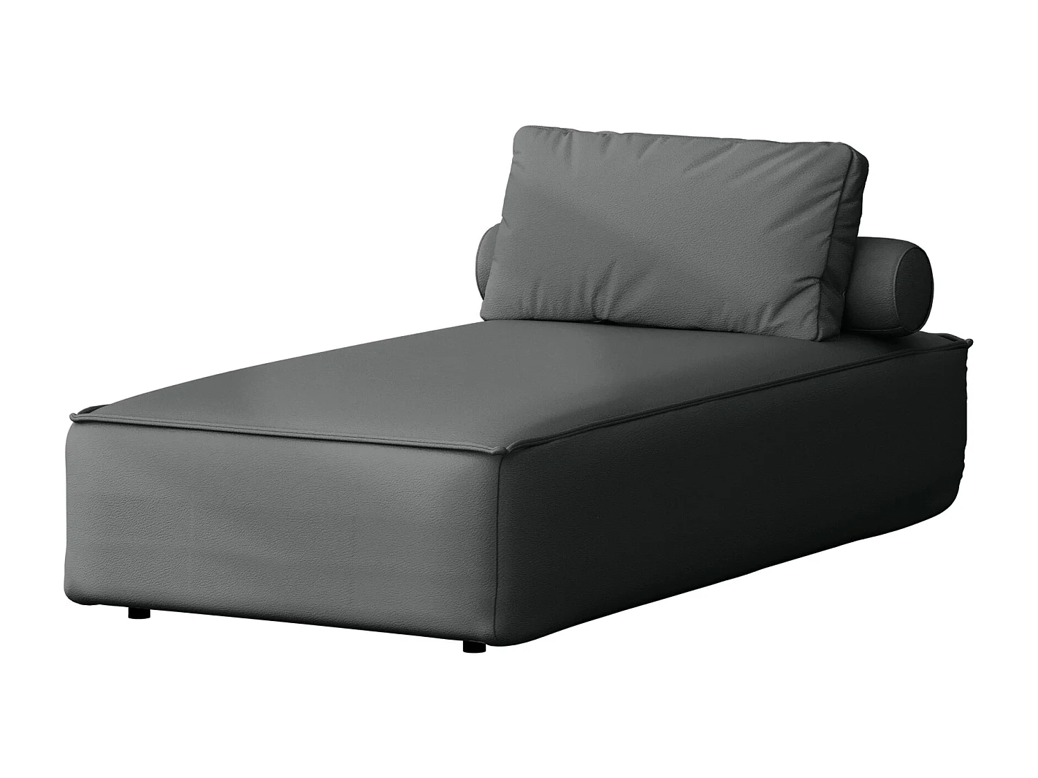 Salon de jardin chaise longue MALIBU, tissu ODYSSEY, anthracite