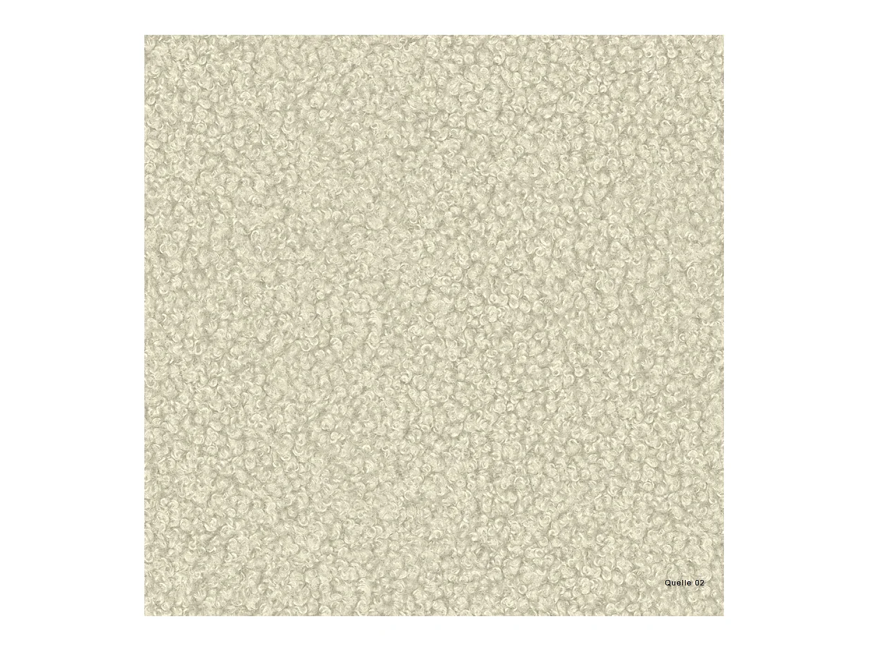 Canapé d'angle Modena en forme de U, tissu Quelle, écru