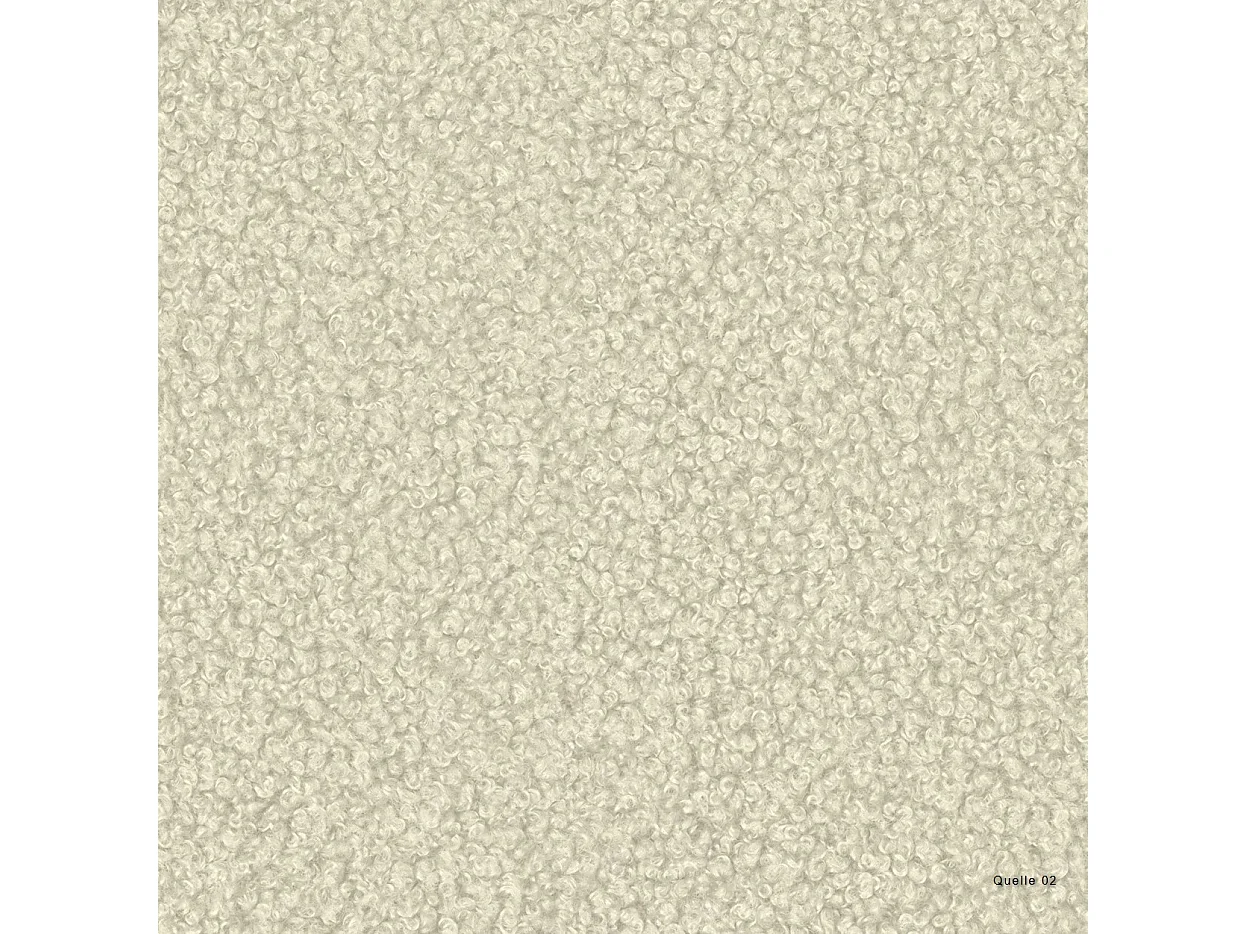 Canapé d'angle Modena en forme de U, tissu Quelle, écru