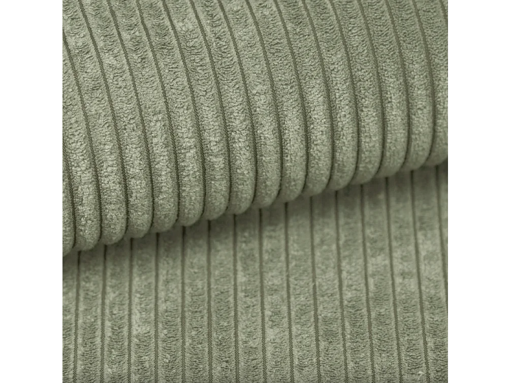 Canapé d'angle Modena en U, tissu Poso, vert clair