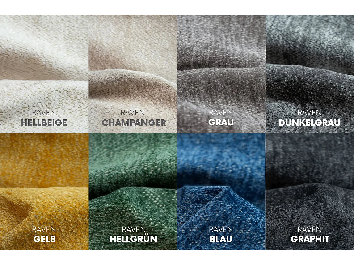 Canapé d'angle Bohoo Maxi L-from, tissu Raven, graphite, gauche