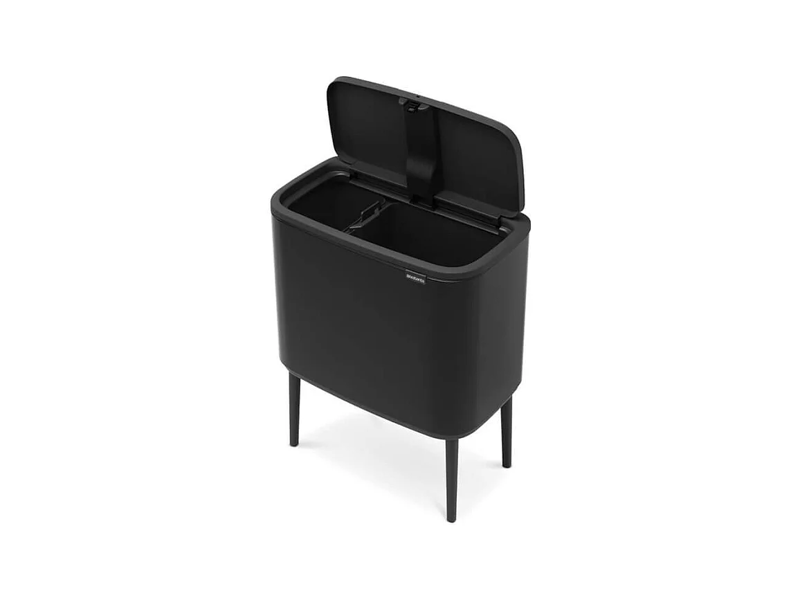 Mülleimer Tri Selective Bo Touch Bin Schwarz Matt 34L - Brabantia 316203
