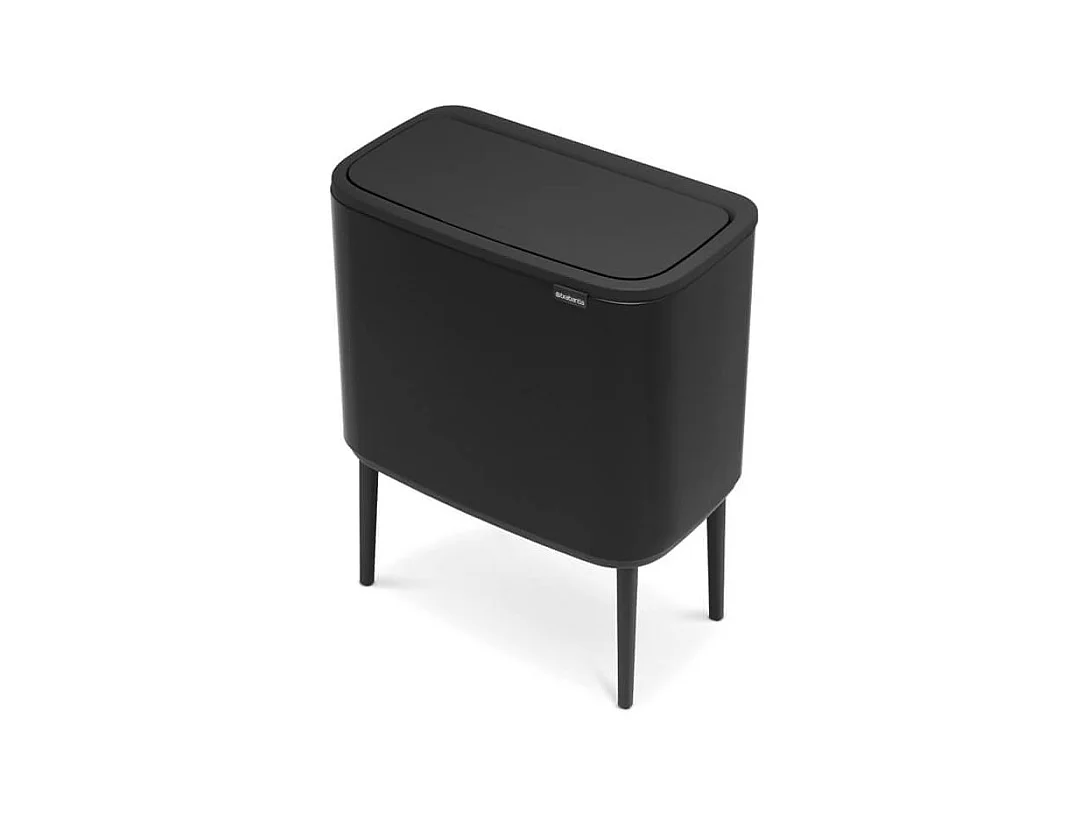 Mülleimer Tri Selective Bo Touch Bin Schwarz Matt 34L - Brabantia 316203