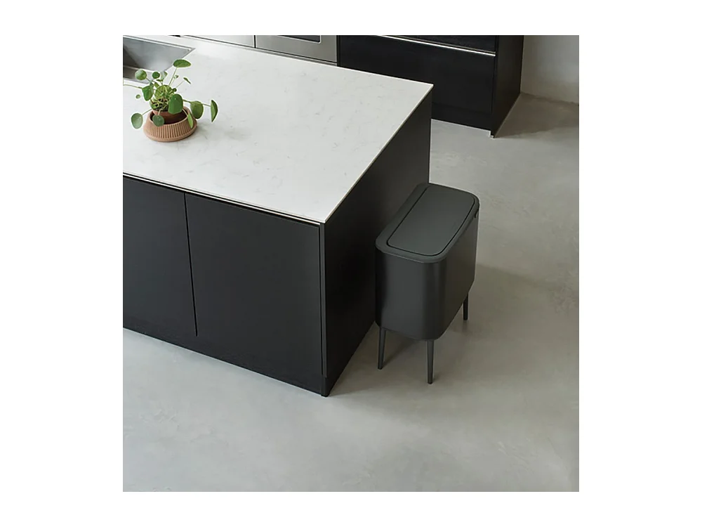 Mülleimer Tri Selective Bo Touch Bin Schwarz Matt 34L - Brabantia 316203