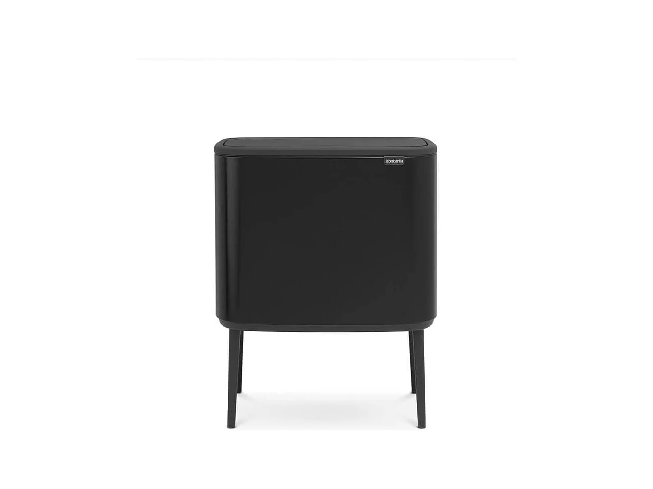 Kosz na śmieci do segregacji Bo Touch Bin Czarny Mat 34L - Brabantia 316203
