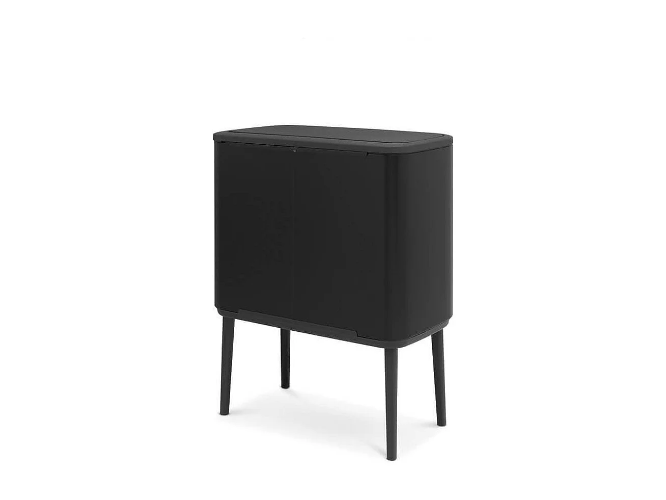 Brabantia Poubelle 2 seaux 11+23l noir mat - 316203