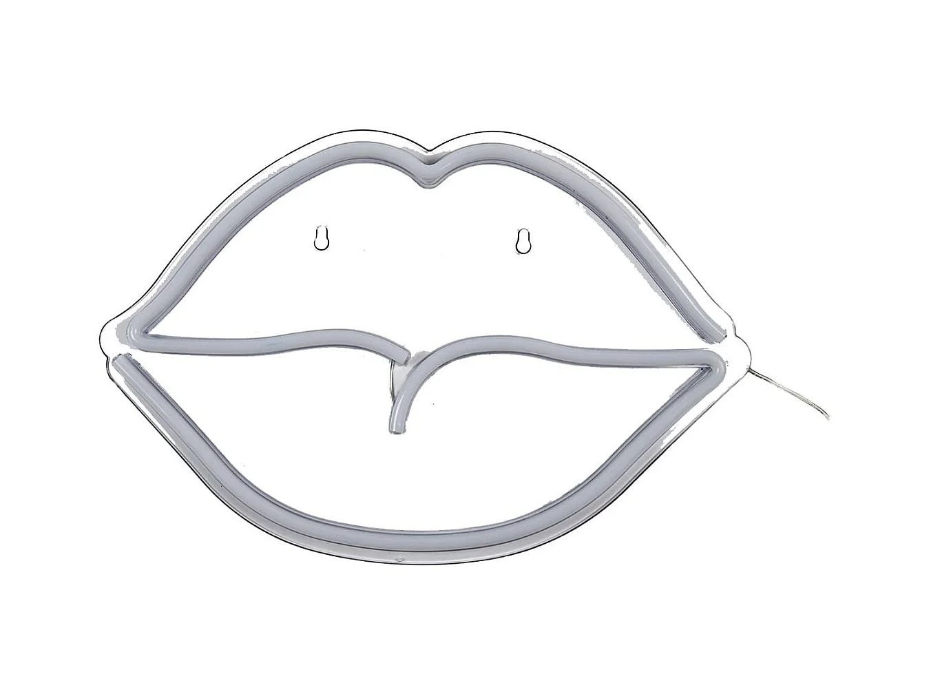 Lampe LED Murale Effet Néon Bouche Rouge - GOOTA