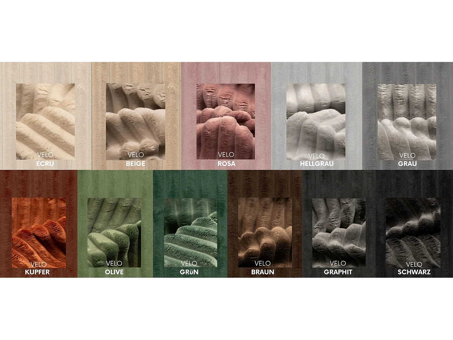 Ecksofa L-Form Siena Stoff Velo Olive Rechts