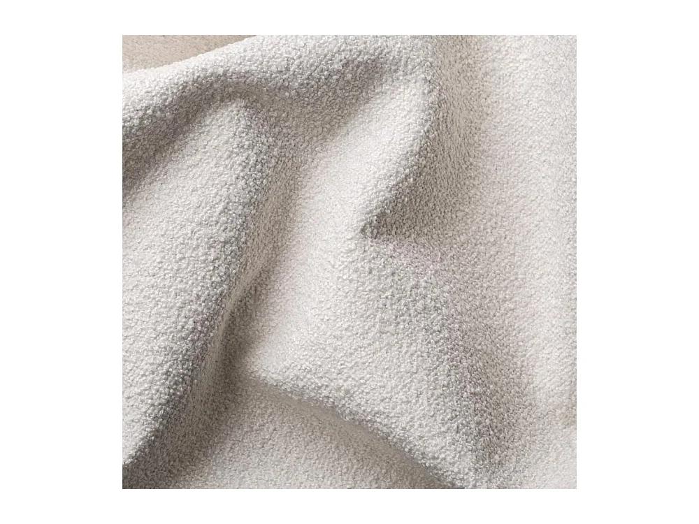 Canapé d'angle design, canapé en U MODENA tissu Loop Perle