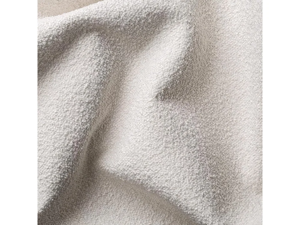 Canapé d'angle design, canapé en U MODENA tissu Loop Perle