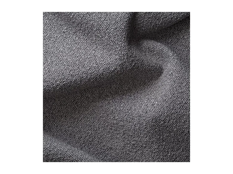 Canapé d'angle design, canapé en U MODENA tissu Loop Grey