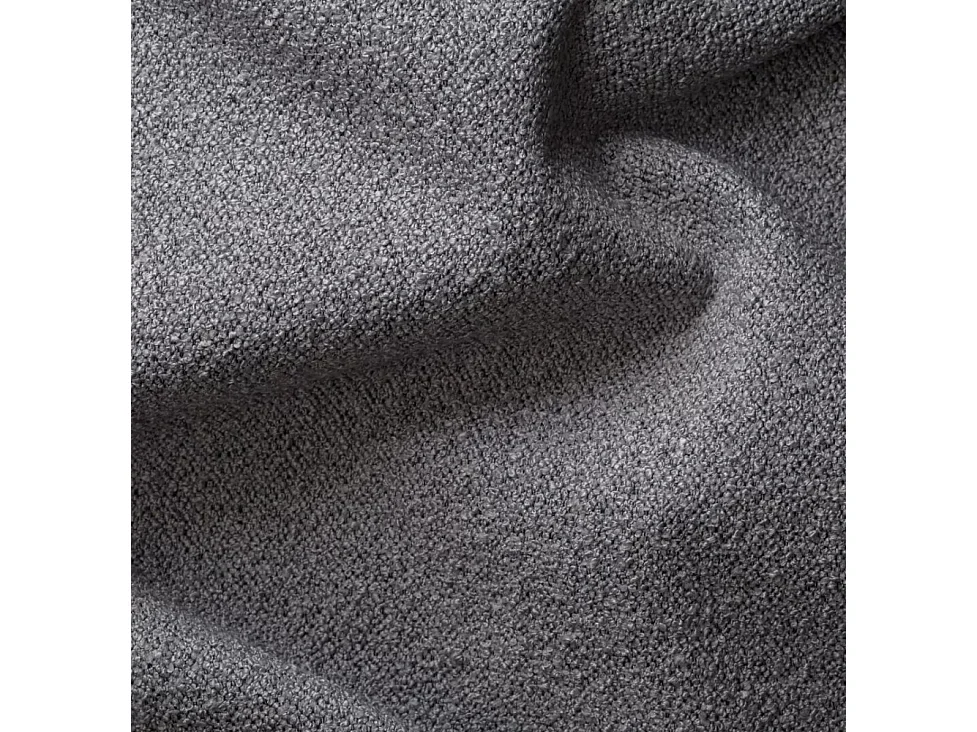 Canapé d'angle design, canapé en U MODENA tissu Loop Grey