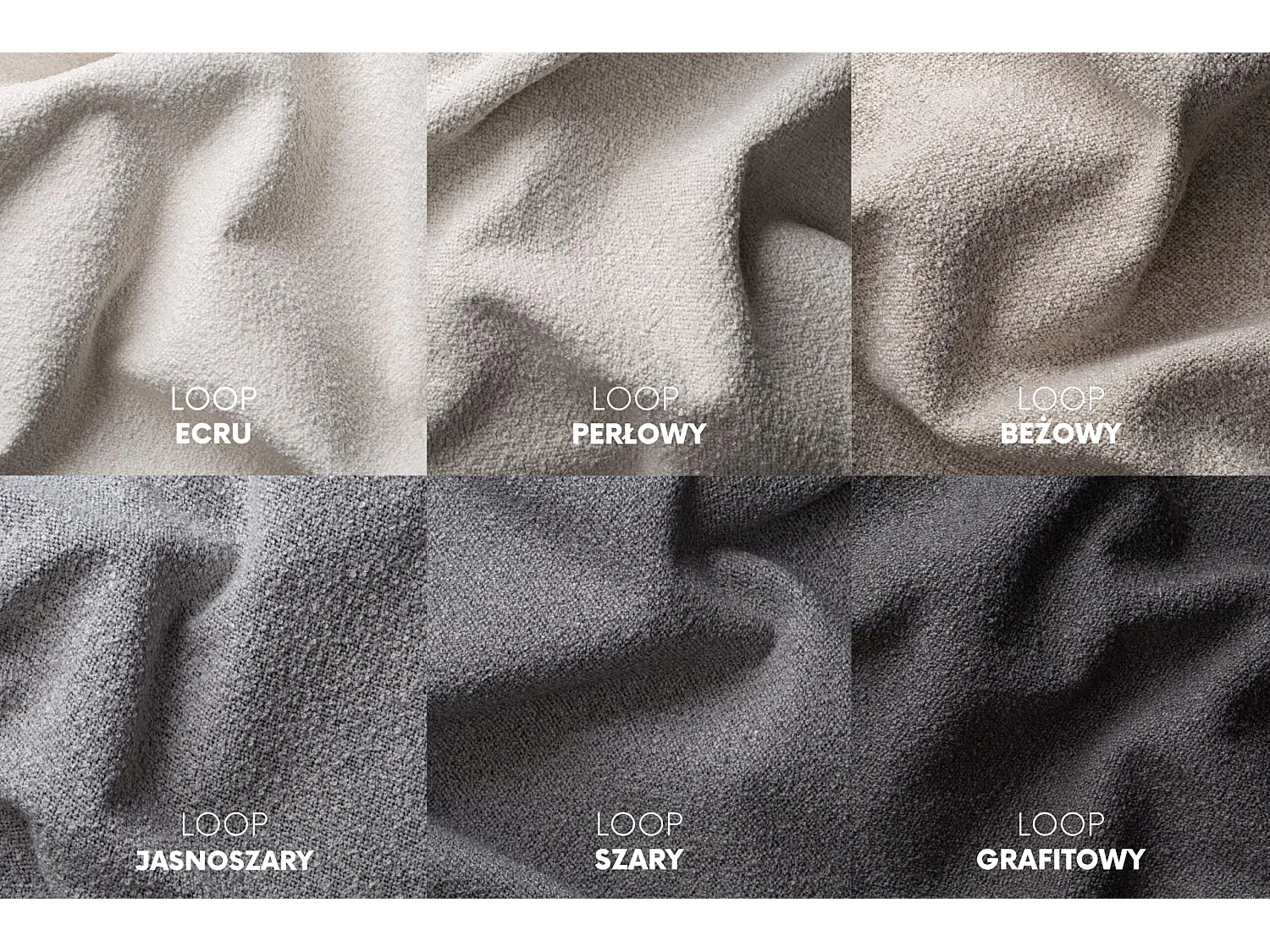 Canapé d'angle design, canapé en U MODENA tissu Loop Pink