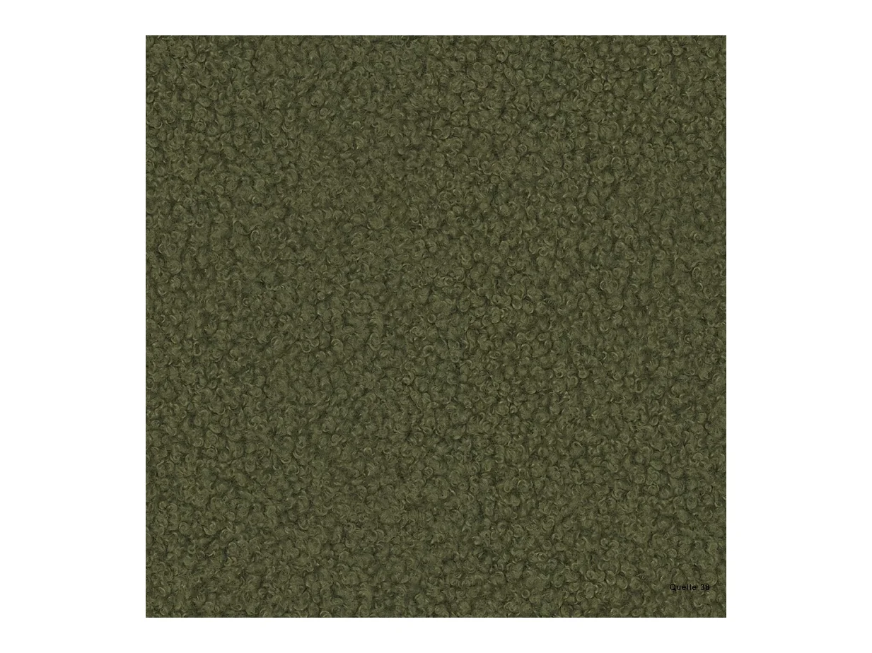 Canapé d'angle, Modena en forme de U, tissu Quelle, olive