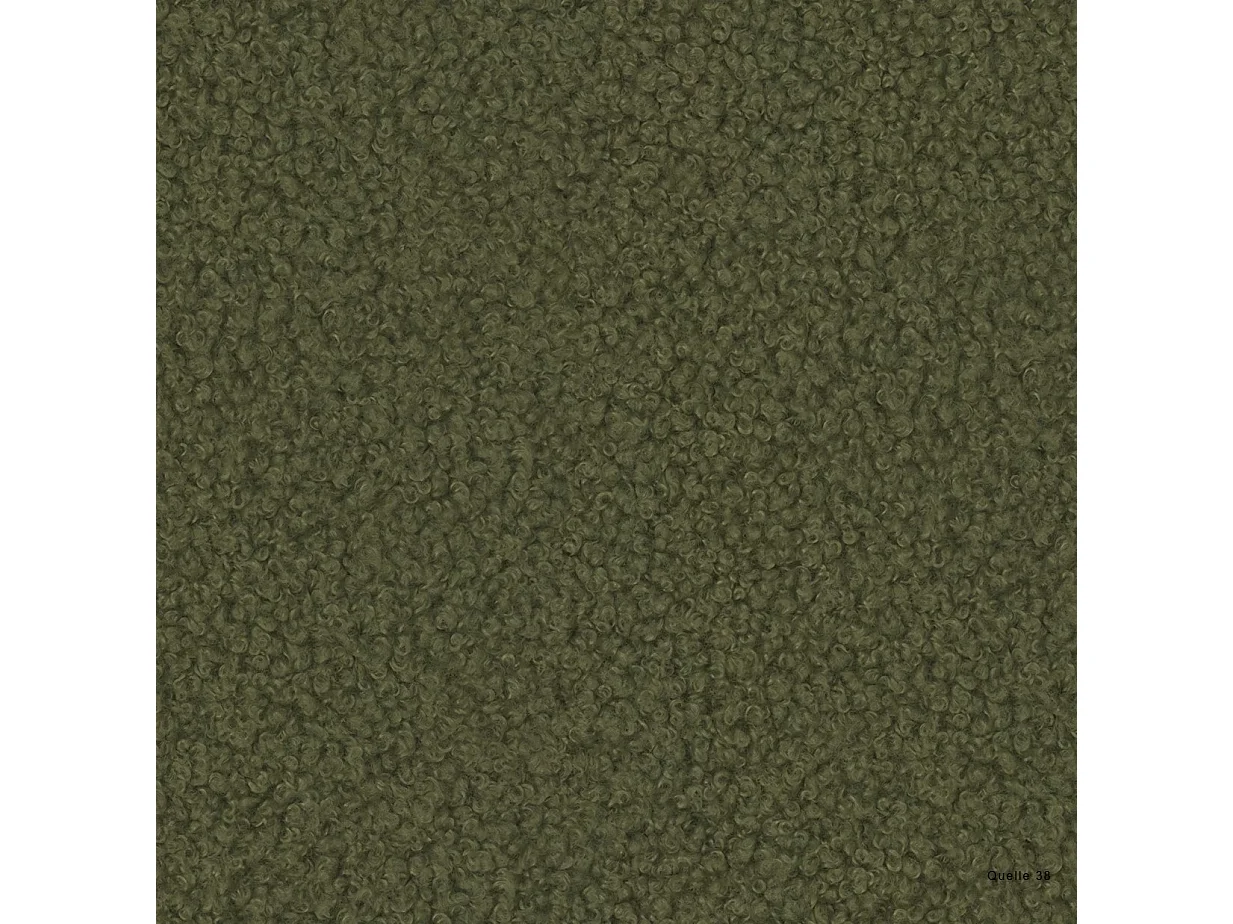 Canapé d'angle, Modena en forme de U, tissu Quelle, olive