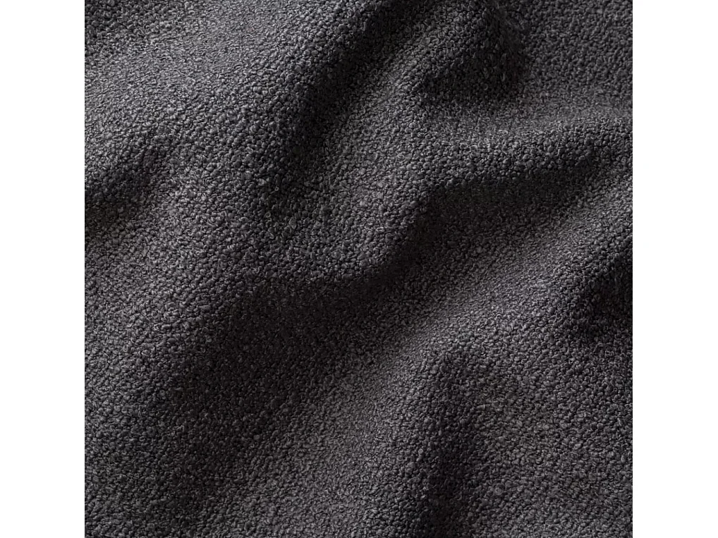 Canapé d'angle design, canapé en U MODENA tissu Loop Graphite