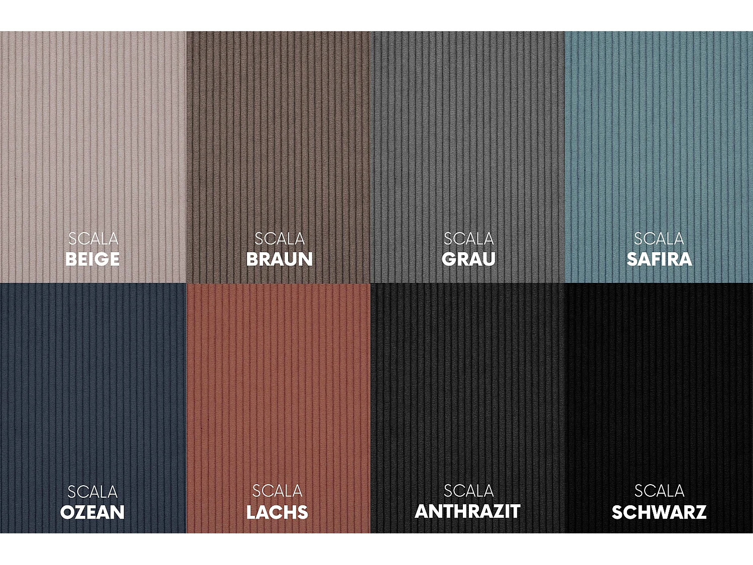 Canapé d'angle PULA, tissu Scala, anthracite