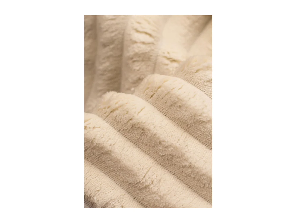 Ecksofa L-Form Siena Stoff Velo Ecru Links