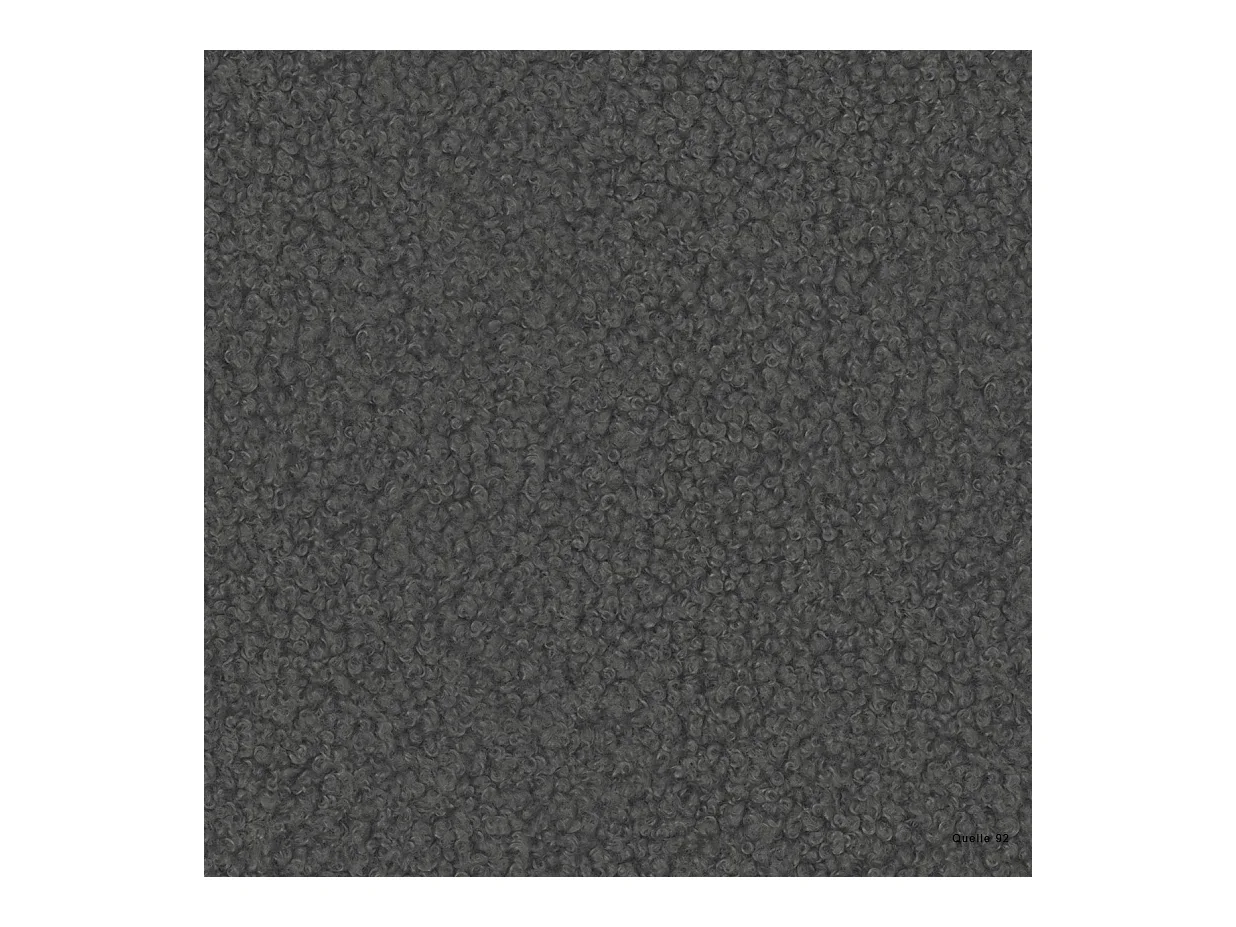 Canapé d'angle, Modena en forme de U, tissu Quelle, graphite