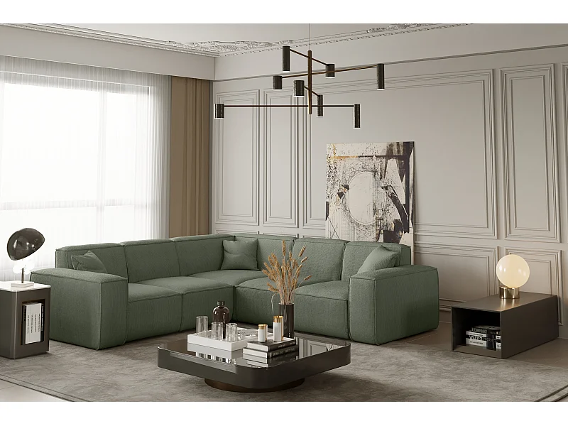 Ecksofa Corner PULA, Stoff Scala, Safira