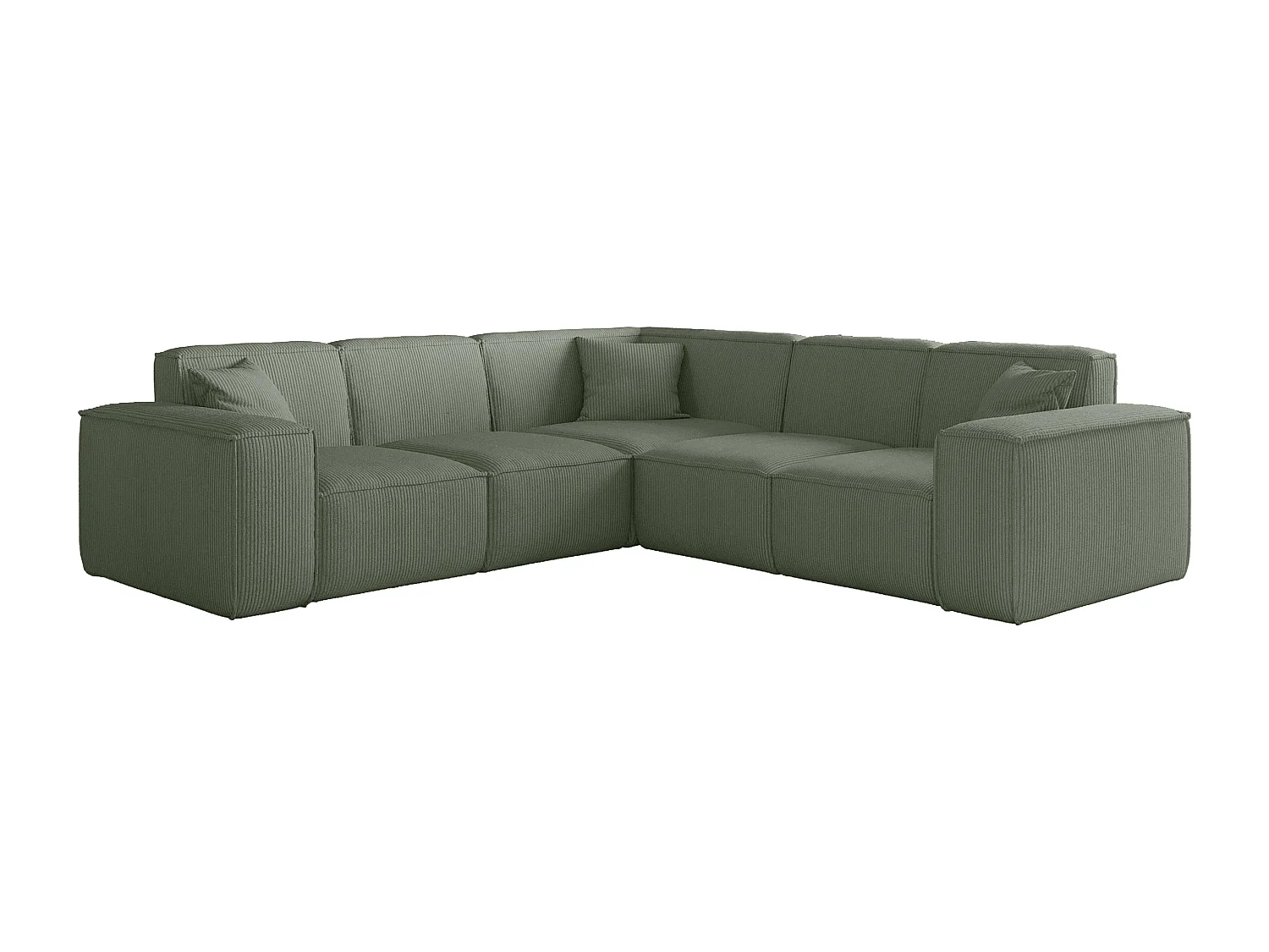 Canapé d'angle PULA, tissu Scala, Safira