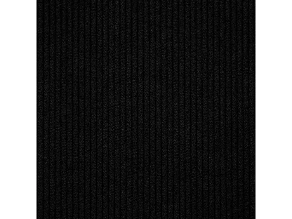 Canapé d'angle PULA en L, tissu Scala, noir, gauche