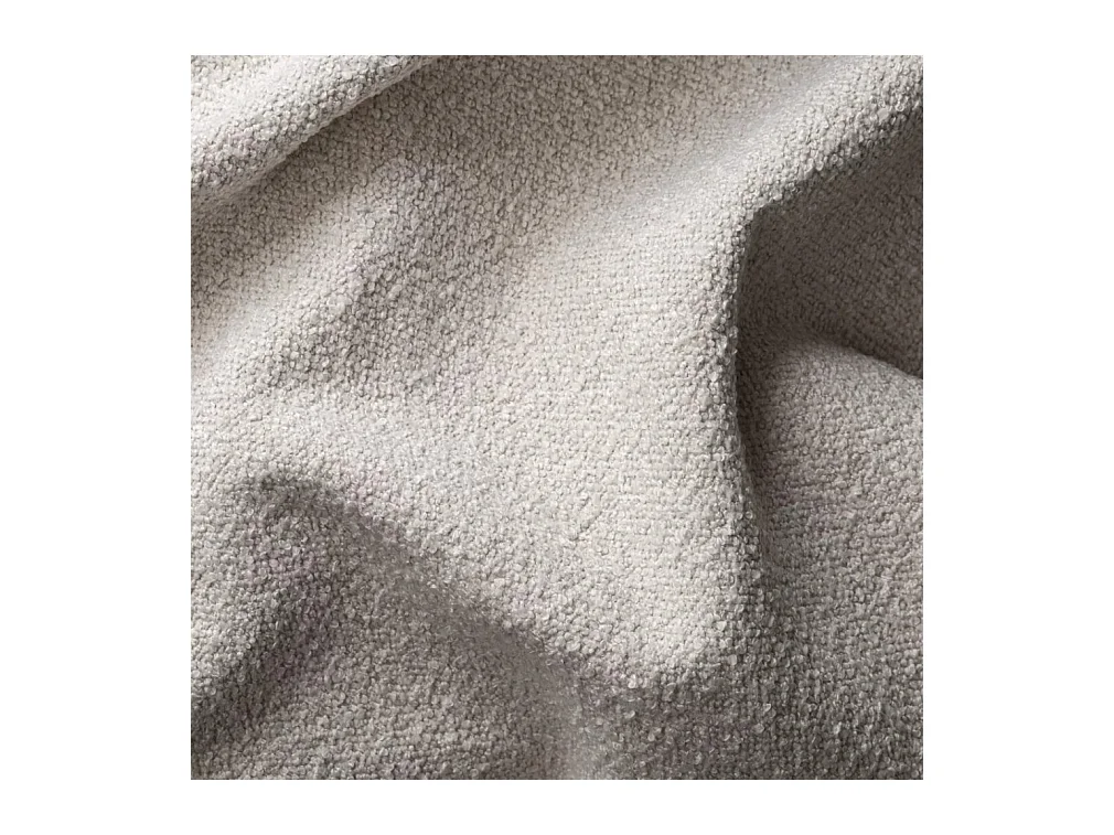 Canapé d'angle design, canapé en U MODENA tissu Loop Cream