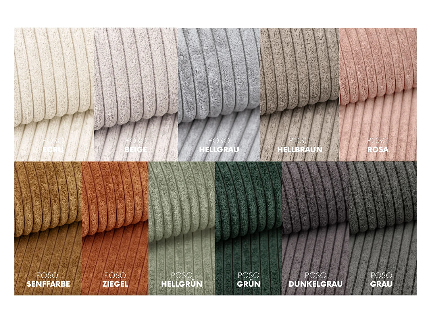 Canapé d'angle, Modena U XL, tissu Poso, brique