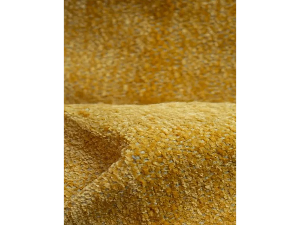 Canapé d'angle Bohoo Maxi en L, tissu Raven, jaune, gauche