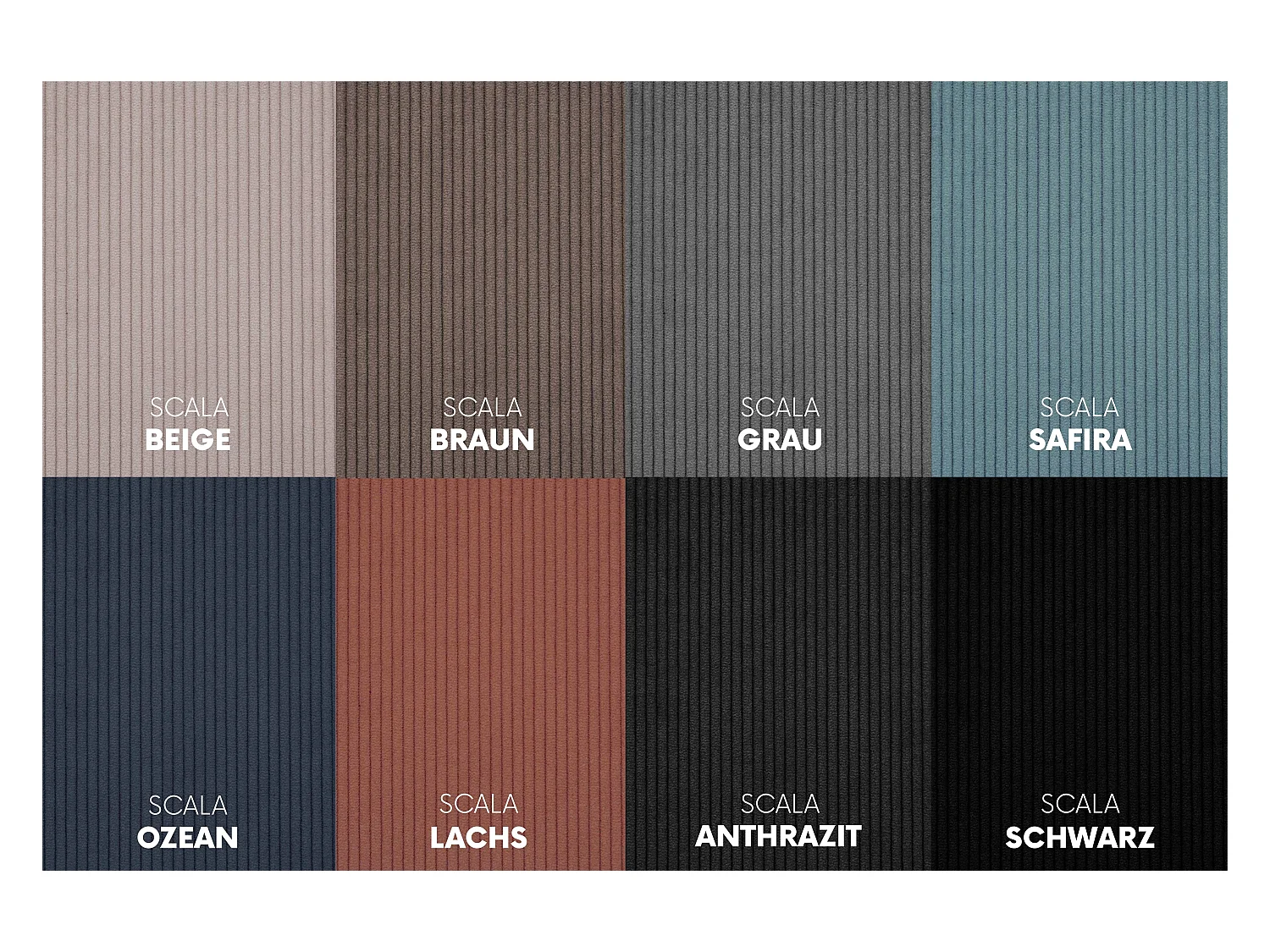 Canapé d'angle PULA en forme de L, tissu Scala, Safira, gauche