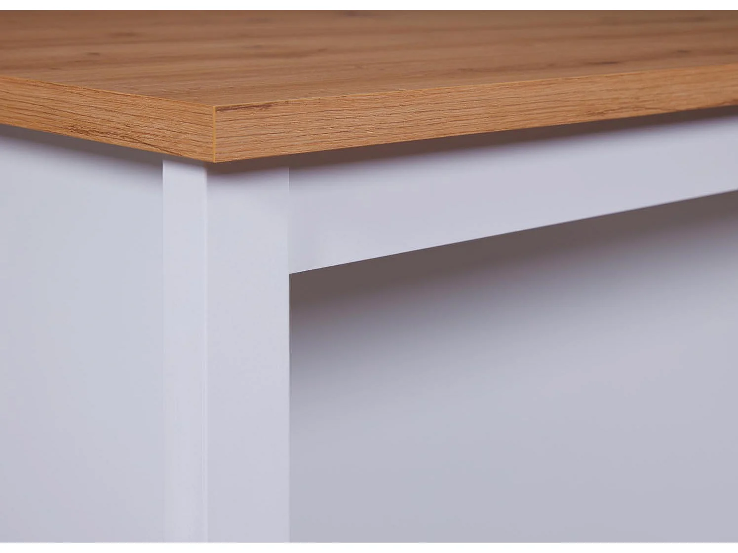 Ilot de Cuisine "Melina" 124cm Blanc