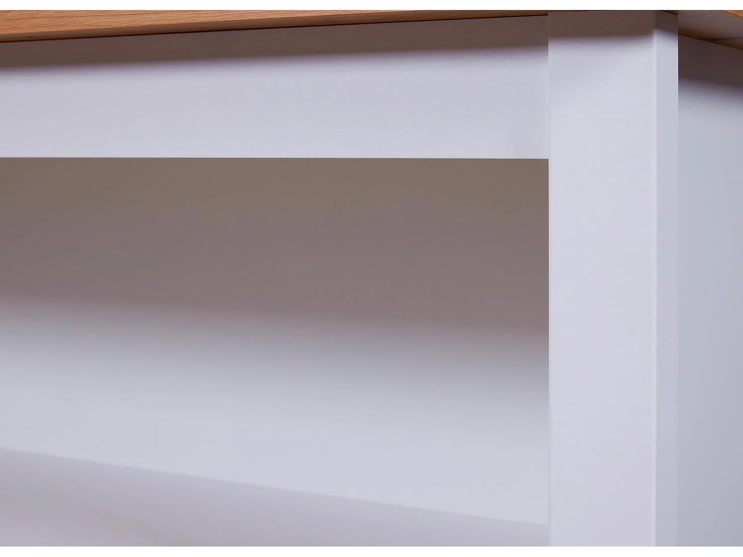 Ilot de Cuisine "Melina" 124cm Blanc