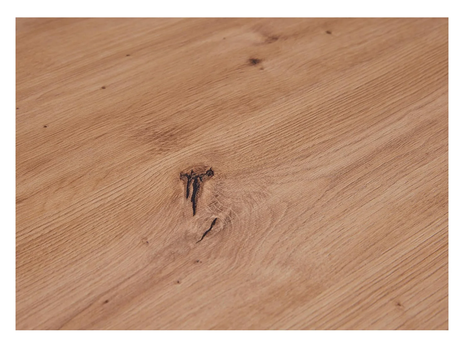 Ilot de Cuisine "Melina" 124cm Anthracite & Chêne